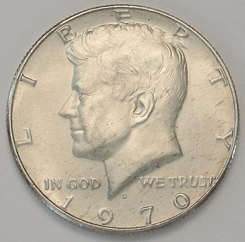 1970 D Kennedy Half Dollar