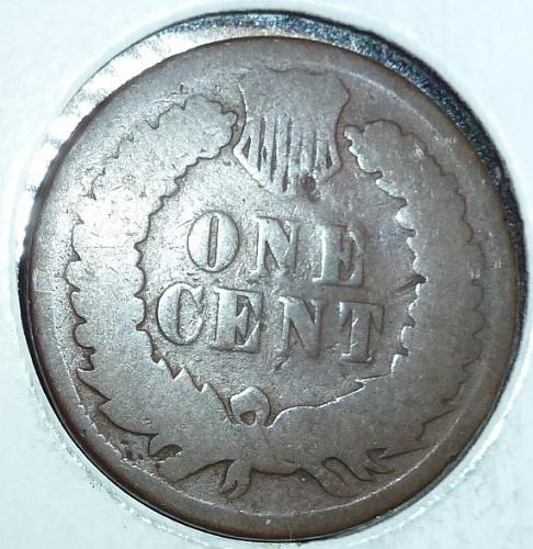 1875 Indian Cent AG Filler Coin  ( 39 )