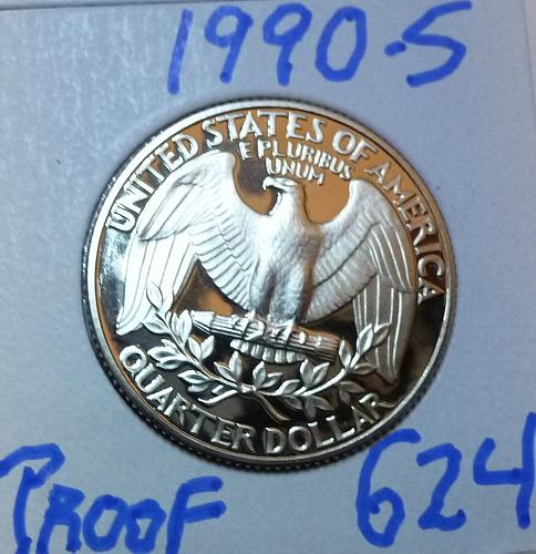 1990-S PROOF Washington Quarter ( 624 )