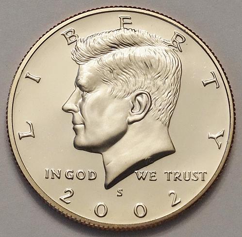 2002 S Kennedy Half Dollar Proof