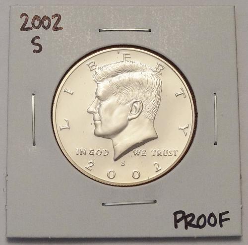 2002 S Kennedy Half Dollar Proof