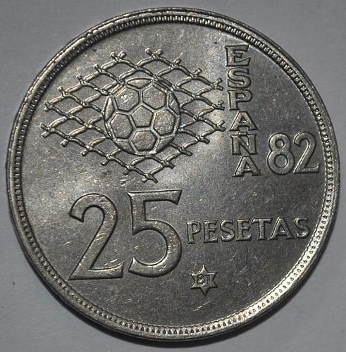 spain 25 pesetas 1980 81