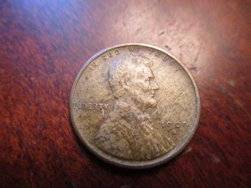 1909s HIGH GRADE KEY Lincoln wheat cent with marbled metal obverse REDUCED