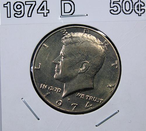 1974 D Kennedy Half Dollar