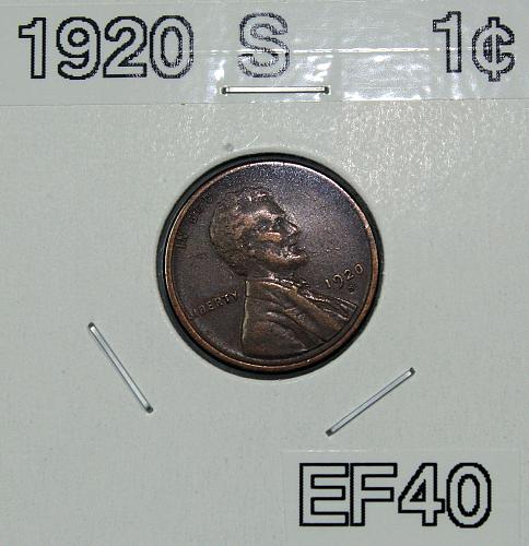 1920 S Lincoln Wheat Cent