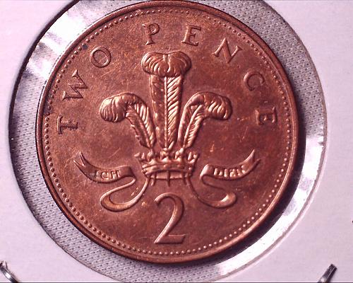 Vintage 2005 Great Britain Two Pence Coin