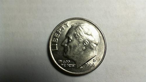 1996-D Roosevelt Dimes