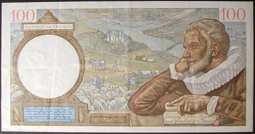 France P94 100 Francs VF+