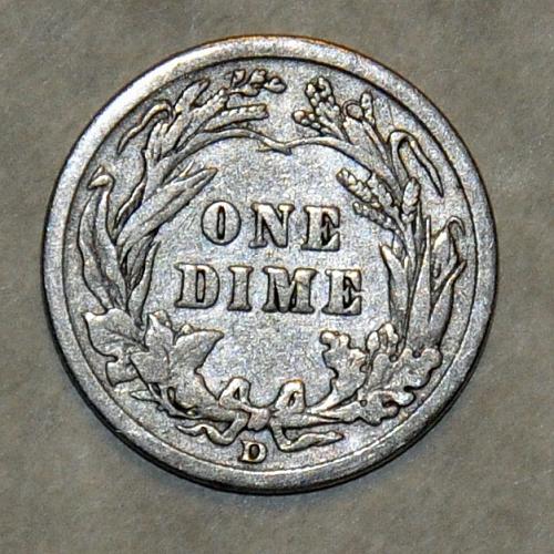 1914 D Barber Dime
