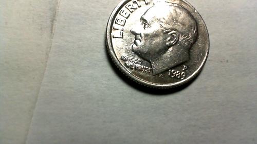 1989 P Roosevelt Dimes