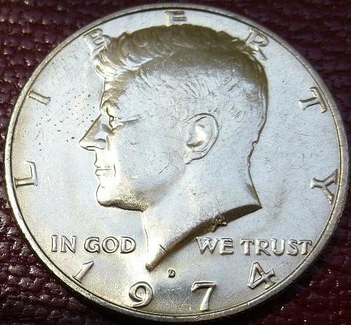 WDDO-002 1974-D Kennedy Half Dollar 1974-D 50c Very Recently Attributed Variety