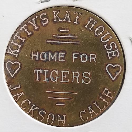 Kittys Kat House-Good For All Night-Home for Tigers- Token