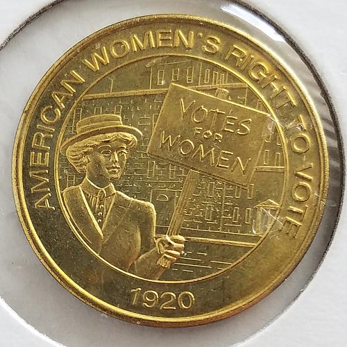 1999 Sunoco Millennium Coin Series Womens Right To Vote 1920