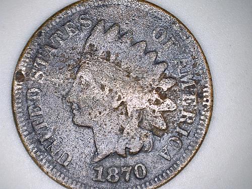 1870 Indian Cent