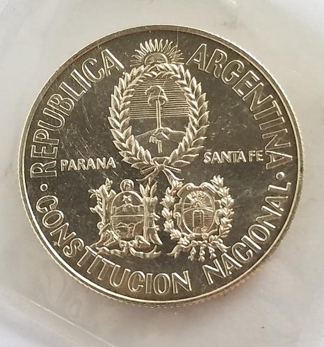 1994 2 Pesos National Constitution Convention 90% SILVER