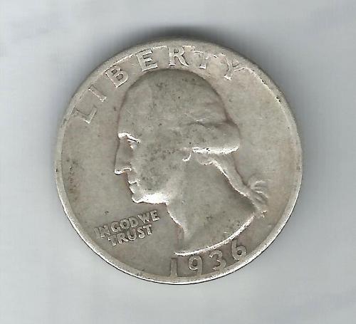 1936  S  WASHINGTON QUARTER
