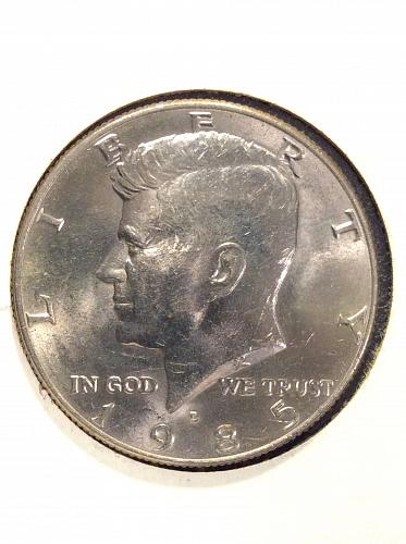 1985 D Kennedy Half
