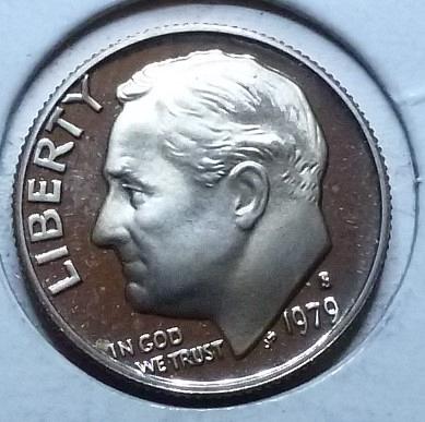 1979-S Type One Filled S GEM Brilliant Proof Roosevelt Dime (981)