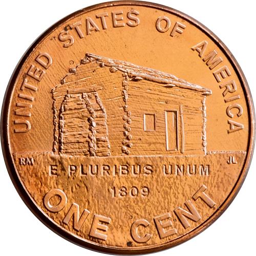 One 2009 p penny Lincoln memorial Log Cabin LP1 BU ...