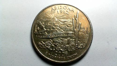 2008 D 50 States Arizona Quarters
