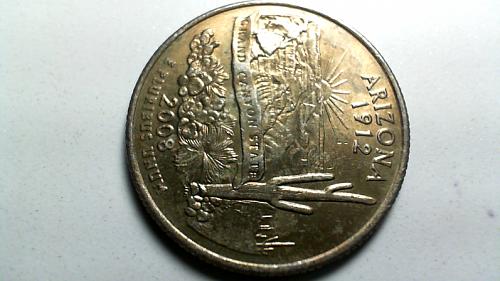 2008 D 50 States Arizona Quarters