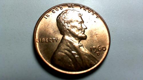 1960 D Lincoln Memorial Cents: Large Date
