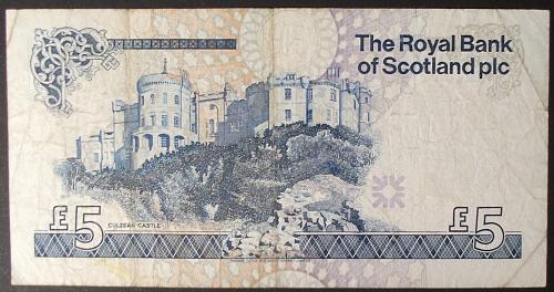 Scotland P352a 5 Pounds Fine