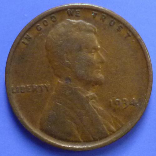 US United States of America 1 Lincoln Cent 1934 P km A132