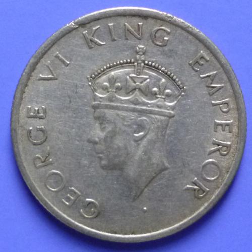 British India 1/2 Half Rupee 1946 B  km 553