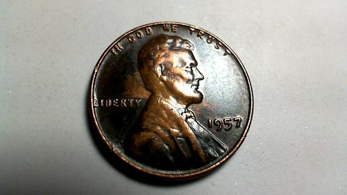 1957 P Lincoln Wheat Cents
