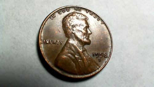 1958 D Lincoln Wheat Cents