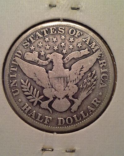 1901 Philadelphia Mint *Silver* Barber Half Dollar