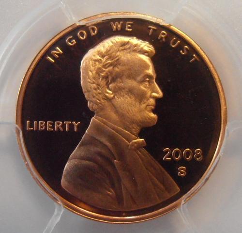 2008 S PR69RD DCAM Lincoln Cent, PCGS Certified (08S158)