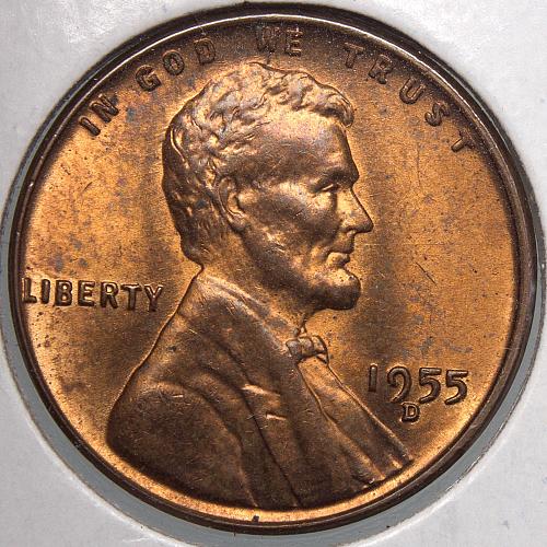 1955 D Lincoln Wheat Cent #9