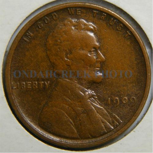1909 VDB Lincoln Cent Fine