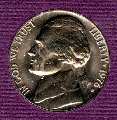 1976 D Jefferson Nickels - 5