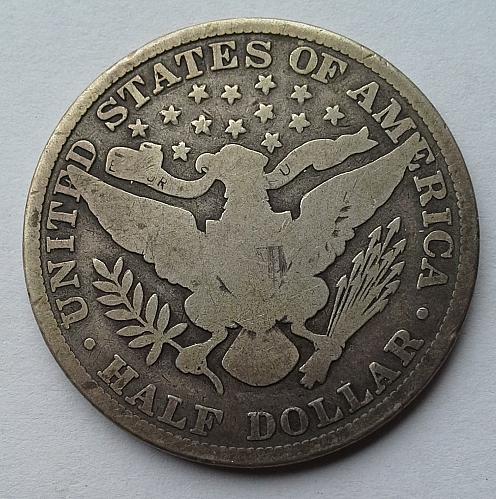 1909 Philadelphia Mint *Silver* Barber Half Dollar