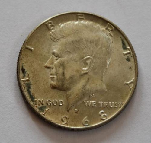 1968 D Kennedy Half Dollar