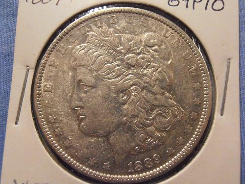 1889 P Morgan Silver Dollar  (89P10)