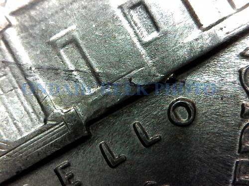 1942-P Jefferson Nickel Lamination Error Reverse