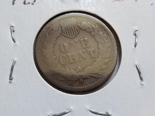 1868 P Indian Head Cent Small Cents (VG)