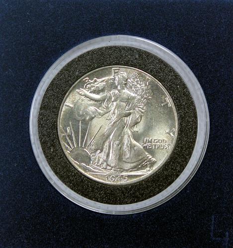 1945 Walking Liberty Half Dollar