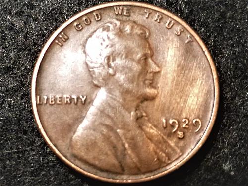 UNC 1929-S US Lincoln Wheat Cent Looks Over-Polished