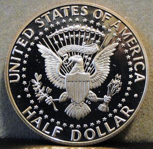 1989-S Cameo Proof Clad Kennedy Half Dollar