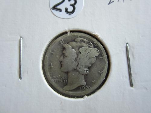Mecury Dime 1920-D "Below Market Pricing" Shipping Adjusted for Multi purchases.