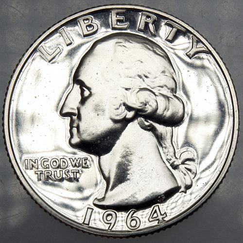 1964 P Washington Quarter#12 PROOF