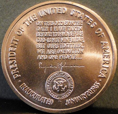 Lyndon B. Johnson Inauguration Medal
