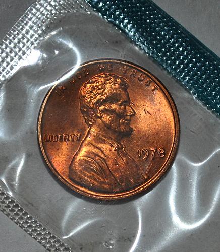1978 P Lincoln Memorial Cent Small Cent