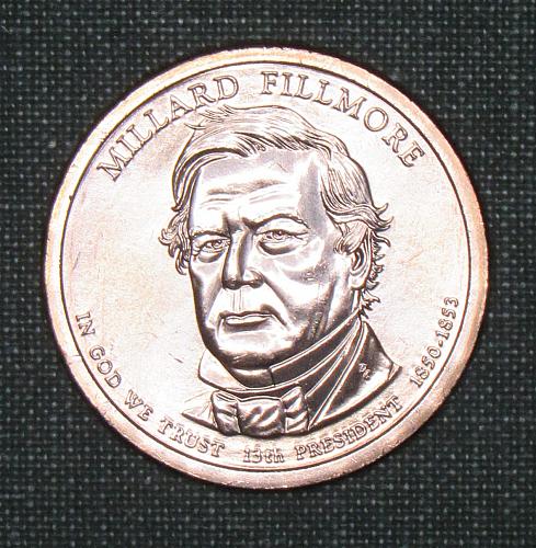 MS 2010D Millard Fillmore dollar