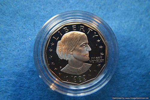 1999 P Susan B Anthony Dollars: Proof  Lowest minted SBA Dollar-DON'T MISS OUT!!